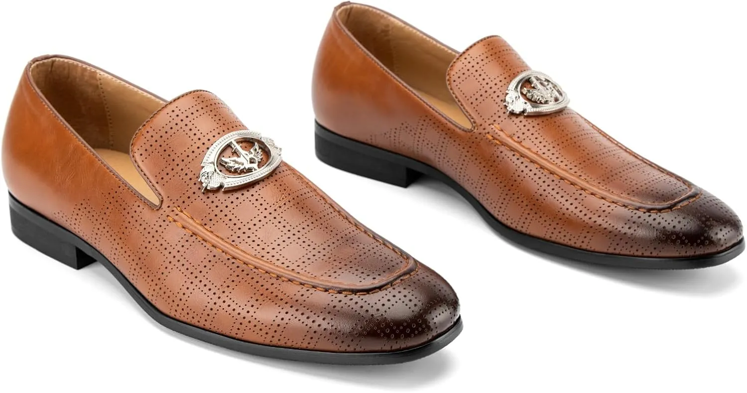 JITAI Men's Casual & Dress Slip-On Loafers - Luxury Fashion Business Prom Shoes