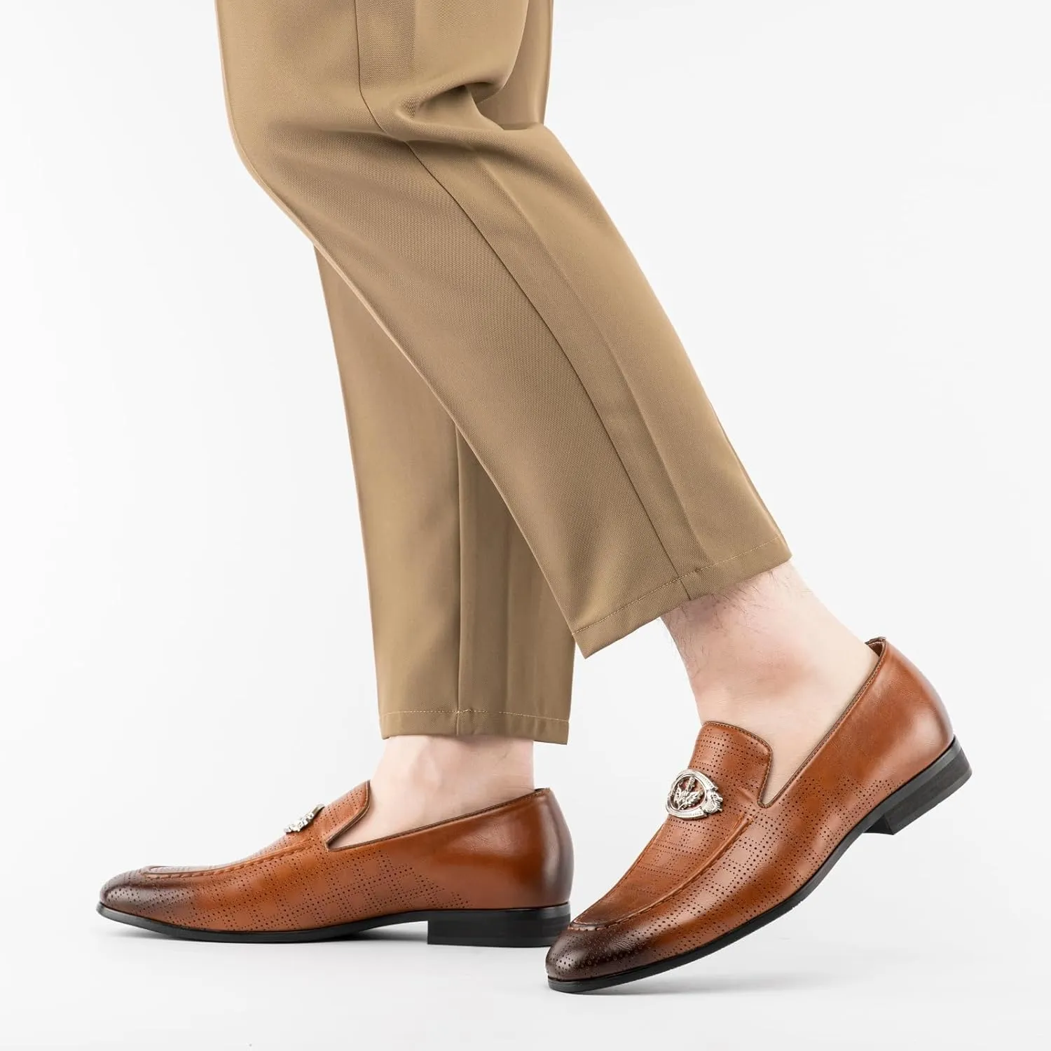JITAI Men's Casual & Dress Slip-On Loafers - Luxury Fashion Business Prom Shoes