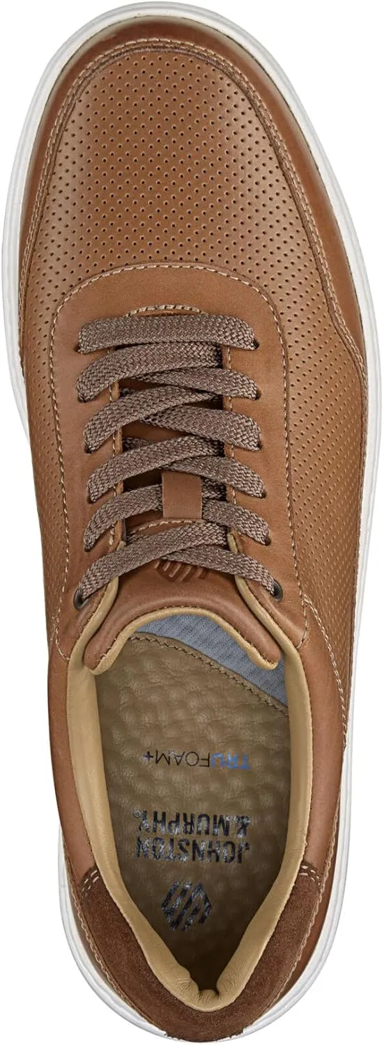 Johnston & Murphy Men’s Dawson Perfed U-Throat Shoes, Men’s Casual Shoes, Rubber Sole Sneakers for Men