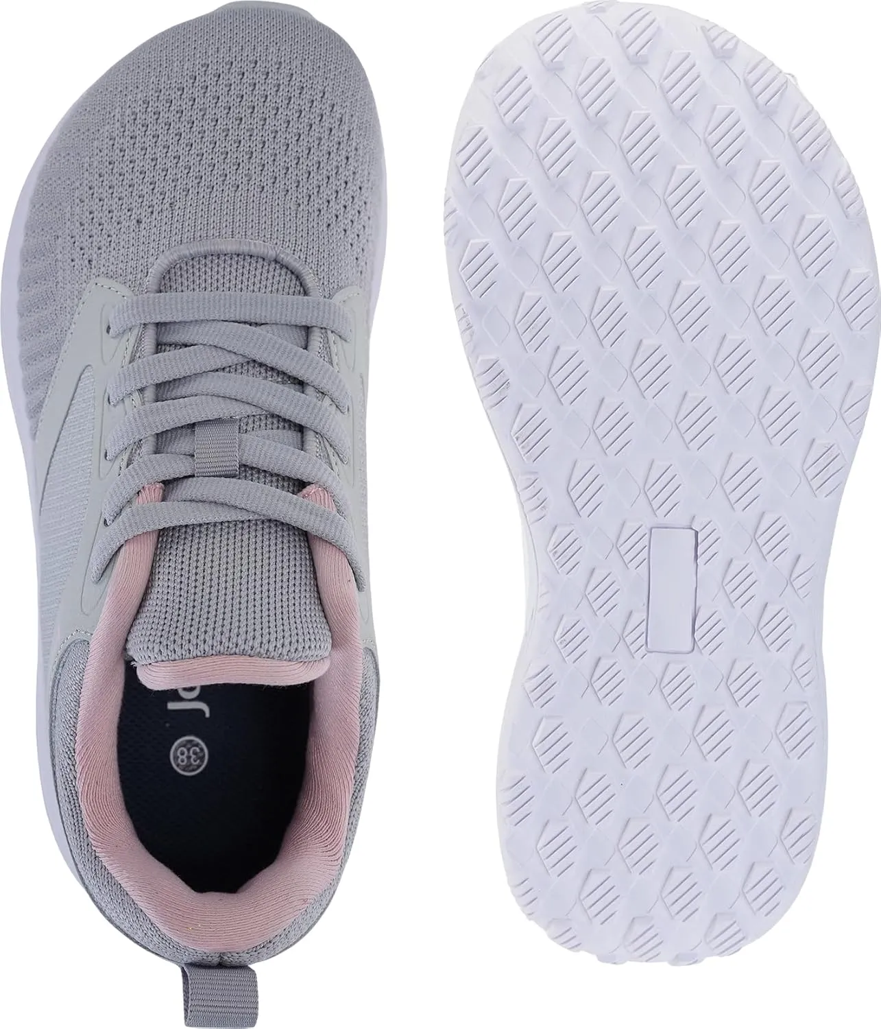 Joomra Women's Wide Toe Box Walking Shoes | Wide Athletic Tennis Sneakers | Rubber Outsole