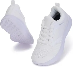 Joomra Women's Wide Toe Box Walking Shoes | Wide Athletic Tennis Sneakers | Rubber Outsole