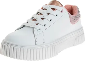 Josmo Kids Girl Sneakers Lace Up Casual Fashion Platform Shoes (Little Kid - Big Kid)