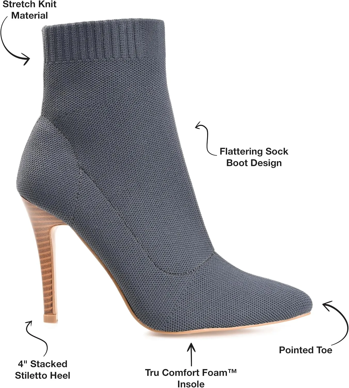 Journee Collection Women's Ankle Boots and Booties