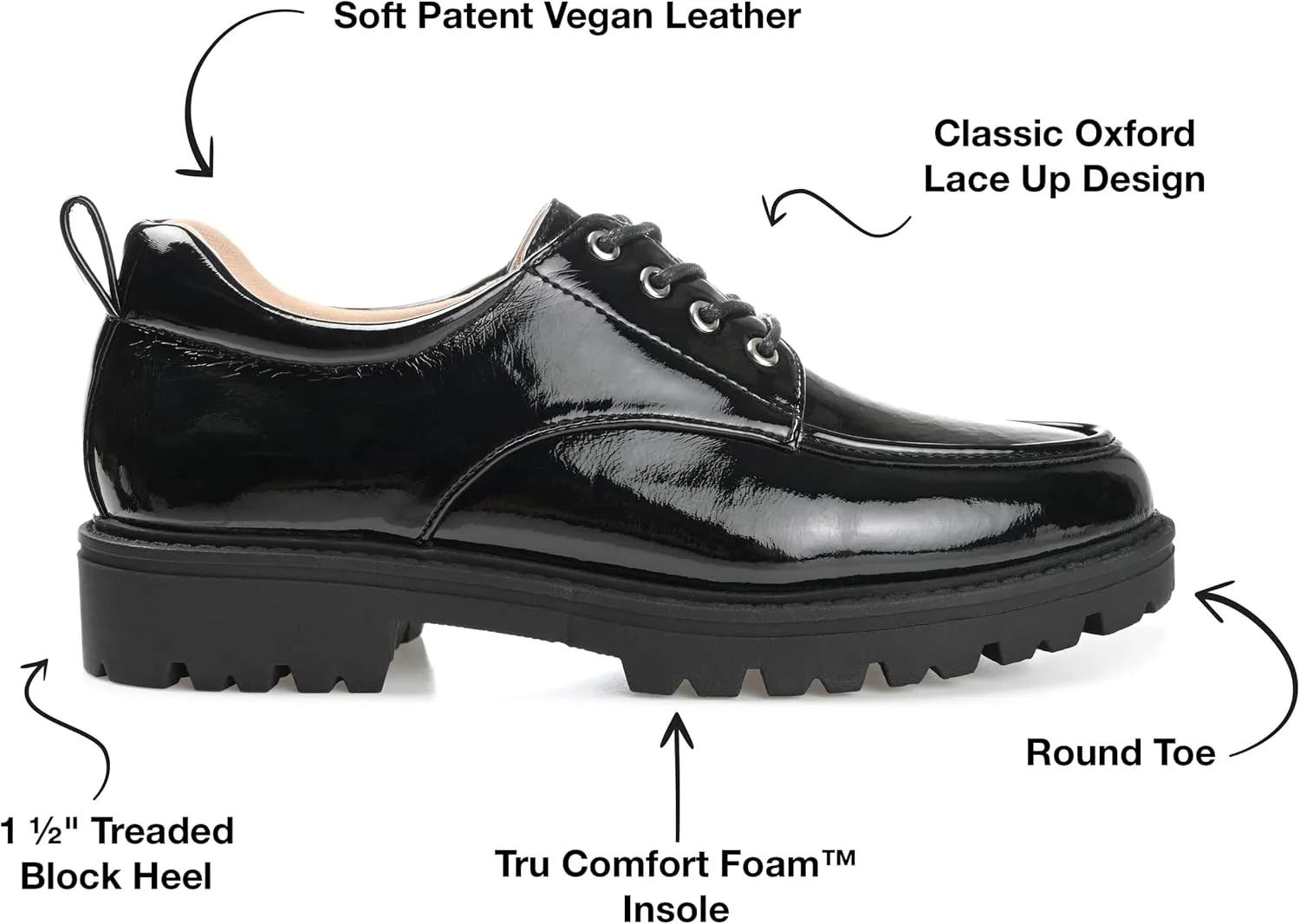 Journee Collection Women's Zina Oxford Flat