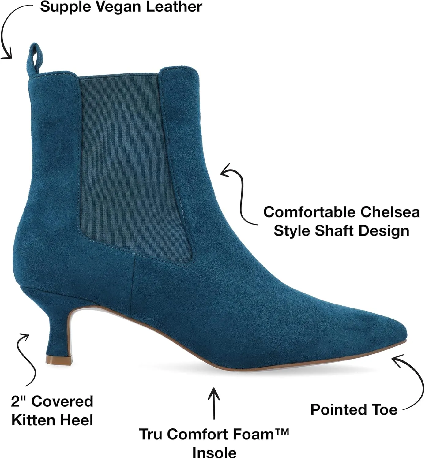 Journee Women's Comfort Foam Tenlee Booties