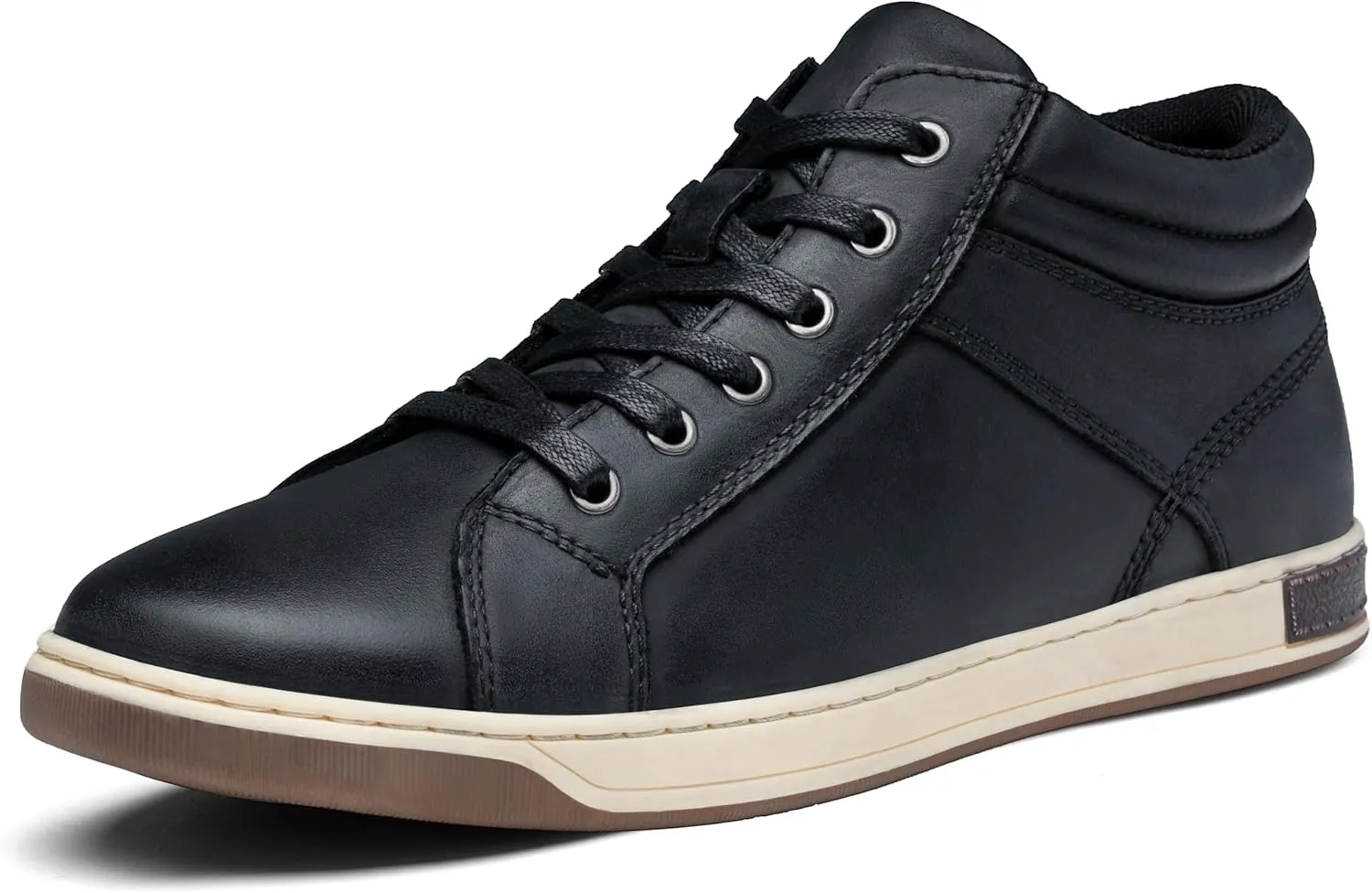 Jousen Men's Leather Fashion Sneakers