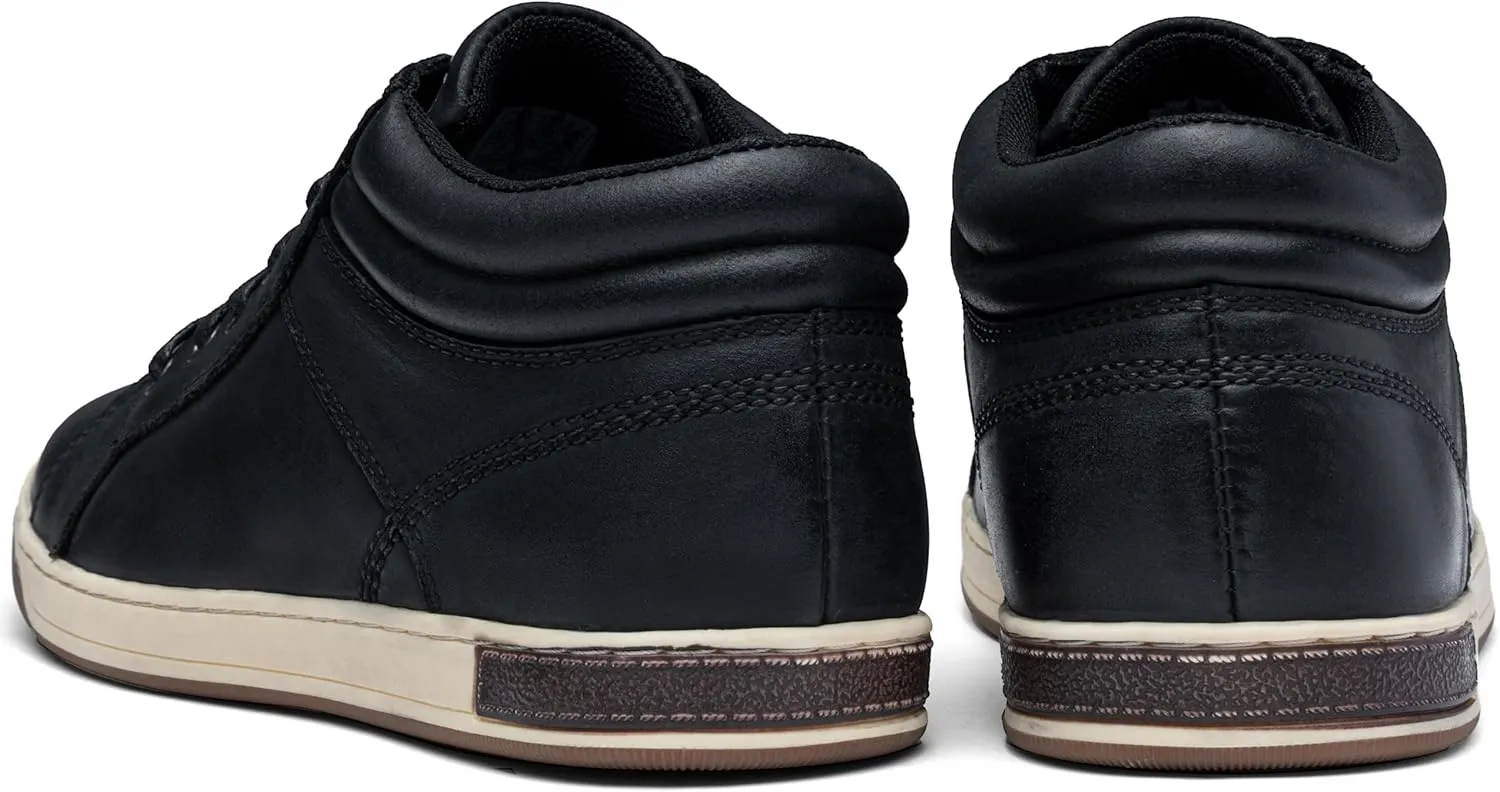 Jousen Men's Leather Fashion Sneakers
