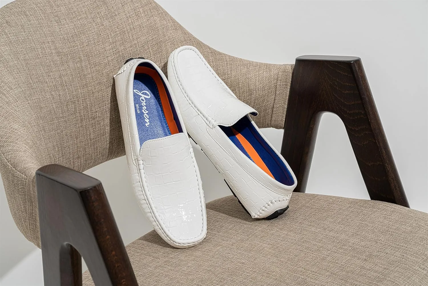 Jousen Men's Loafers Casual Slip On Shoes Soft Penny Loafers for Men Lightweight Driving Boat Shoes