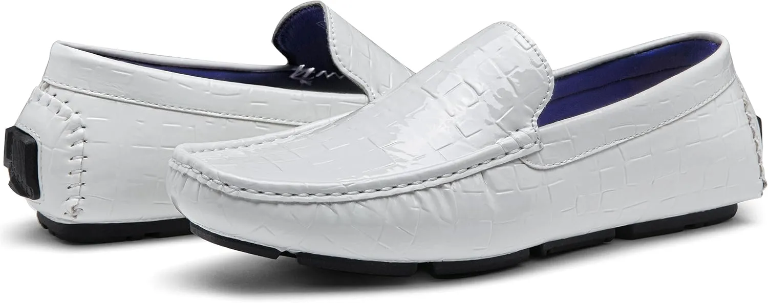 Jousen Men's Loafers Casual Slip On Shoes Soft Penny Loafers for Men Lightweight Driving Boat Shoes