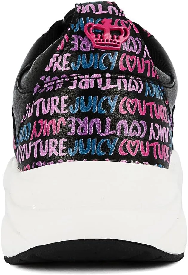 Juicy Couture Lace-Up Women's Fashion Sneakers - Casual Shoes for Tennis and Everyday Walking