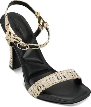 Karl Lagerfeld Paris Women's Evening Cushioned Insole Cybil-Ankle Strap Sandal Heeled