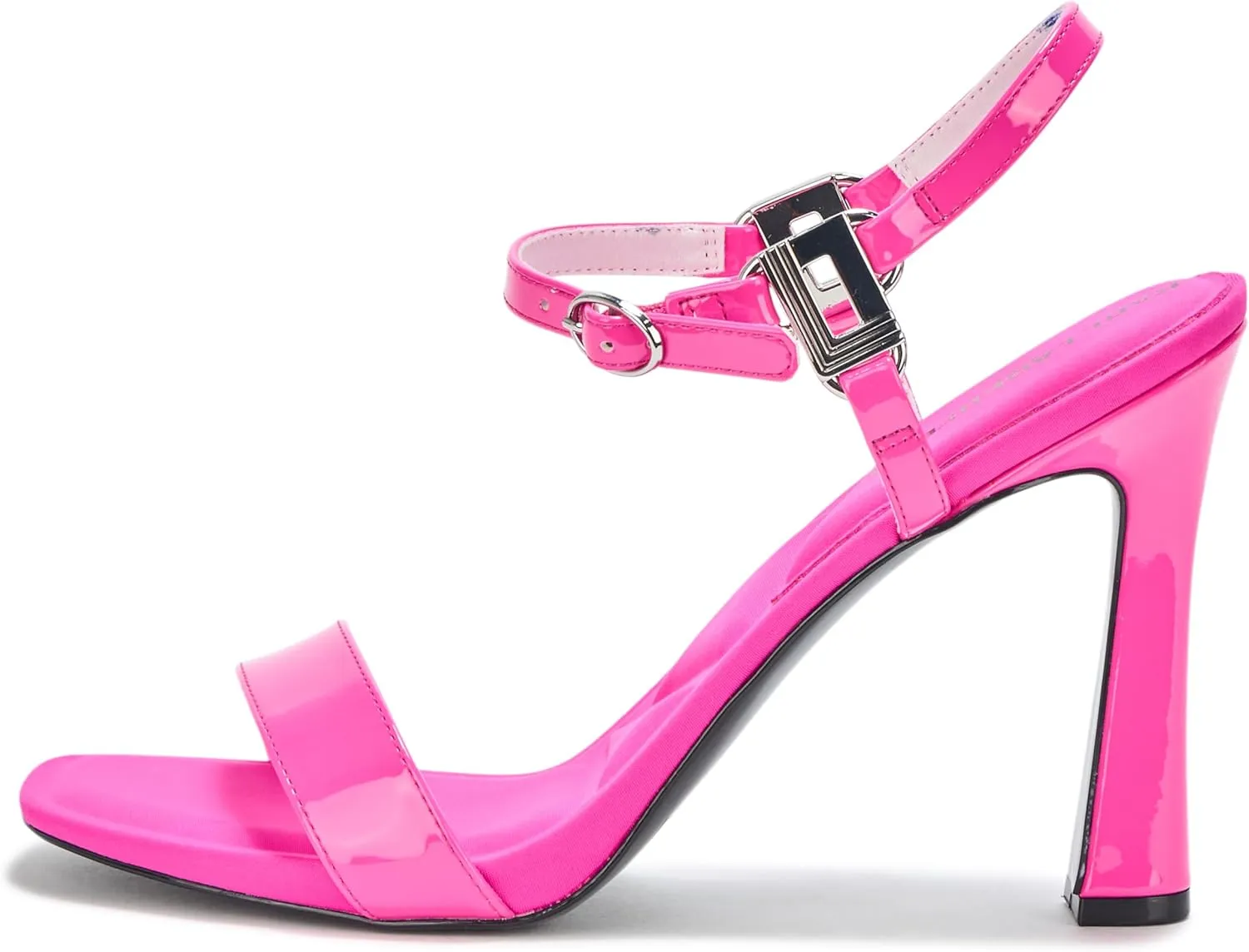 Karl Lagerfeld Paris Women's Evening Cushioned Insole Cybil-Ankle Strap Sandal Heeled