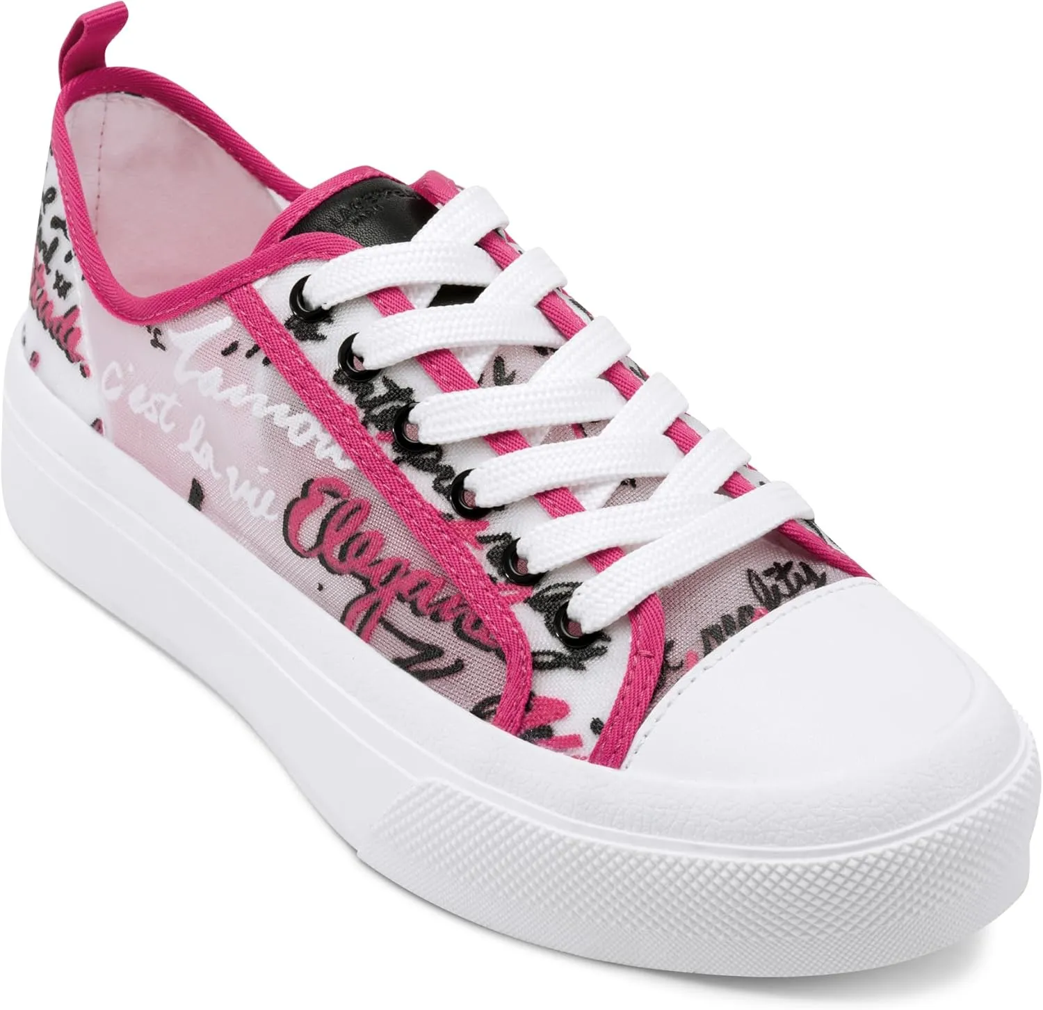 Karl Lagerfeld Paris Women's Everyday Cushioned Insole Gilianne-Lace Up Shoe Sneaker