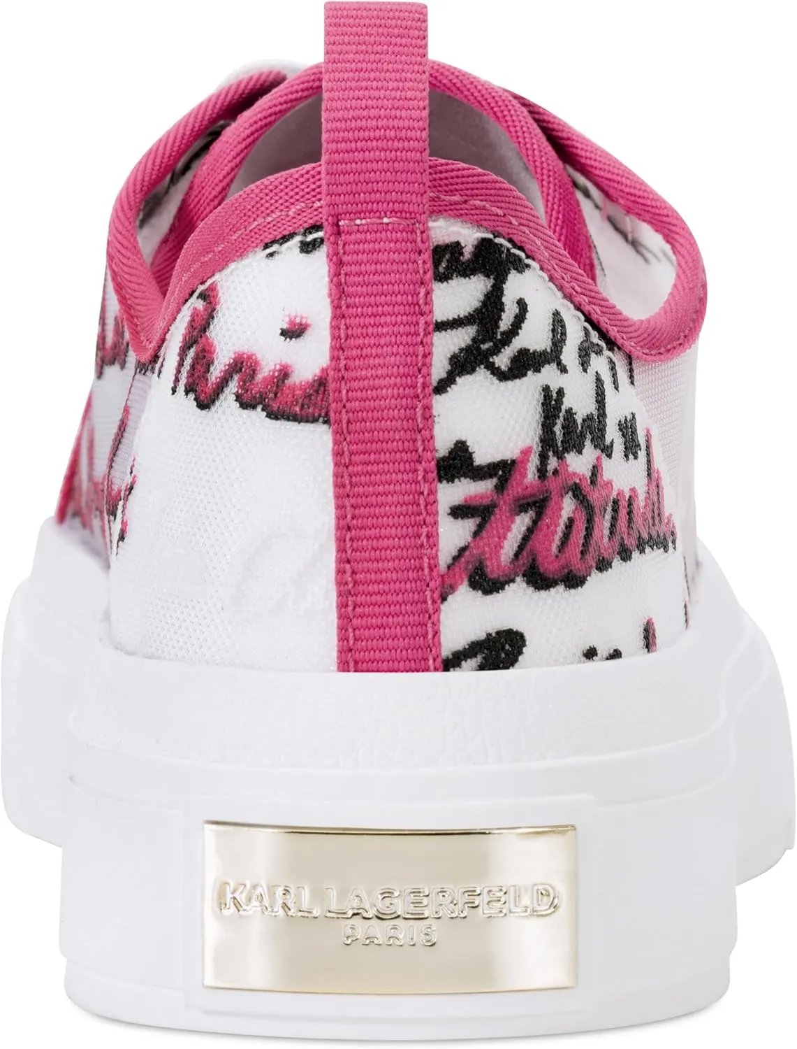 Karl Lagerfeld Paris Women's Everyday Cushioned Insole Gilianne-Lace Up Shoe Sneaker