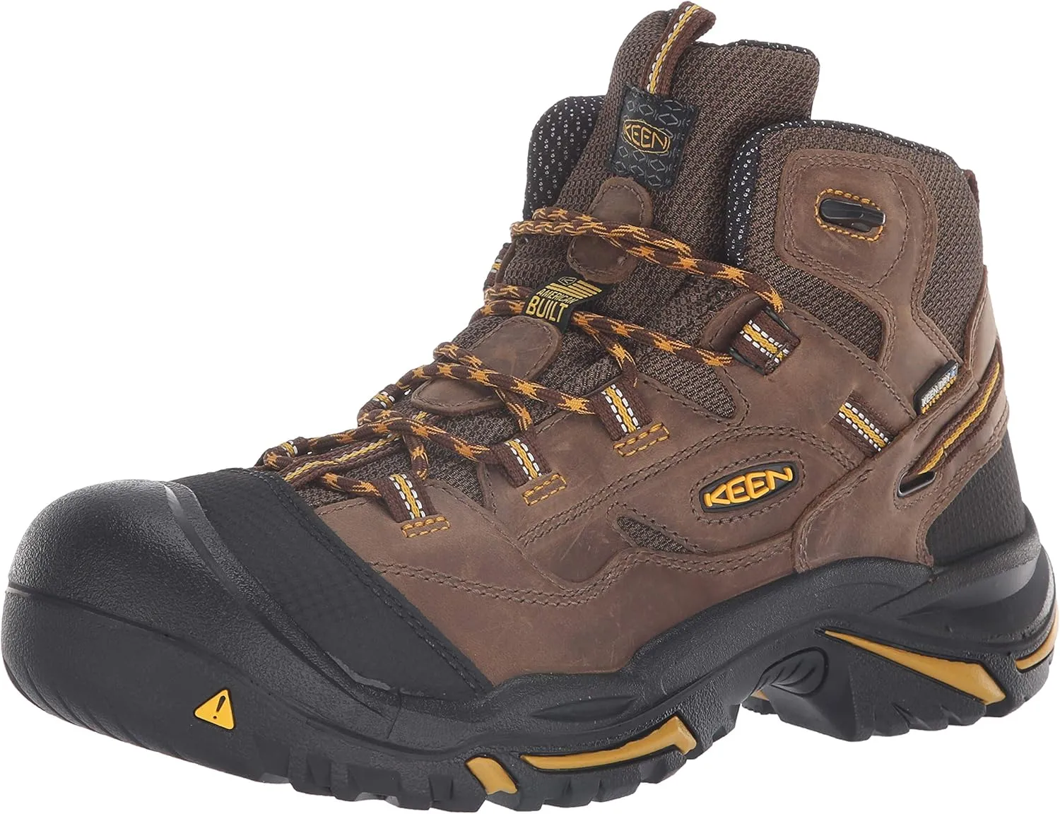 KEEN Utility Men's Braddock Mid Height Steel Toe Waterproof Work Boot