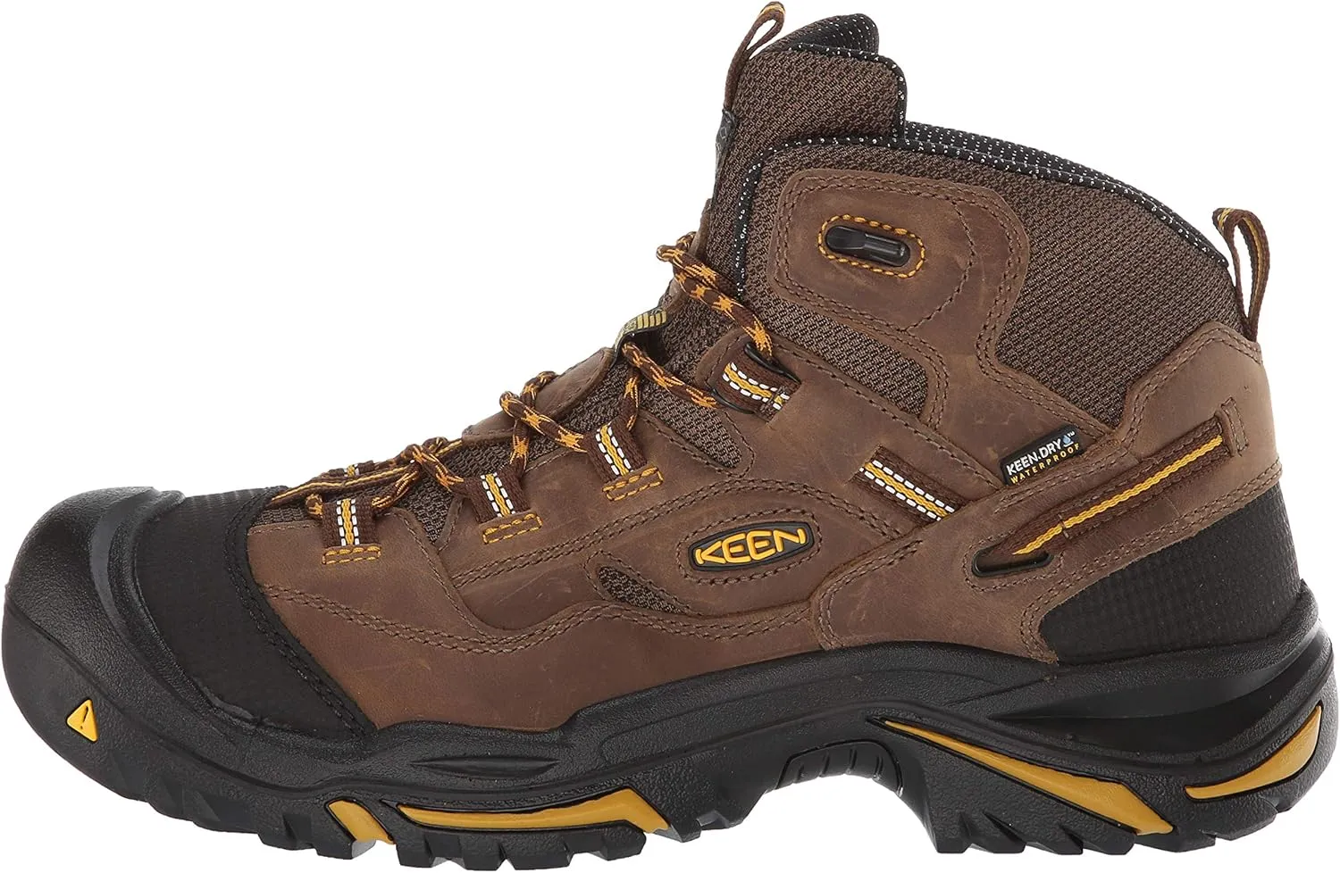 KEEN Utility Men's Braddock Mid Height Steel Toe Waterproof Work Boot