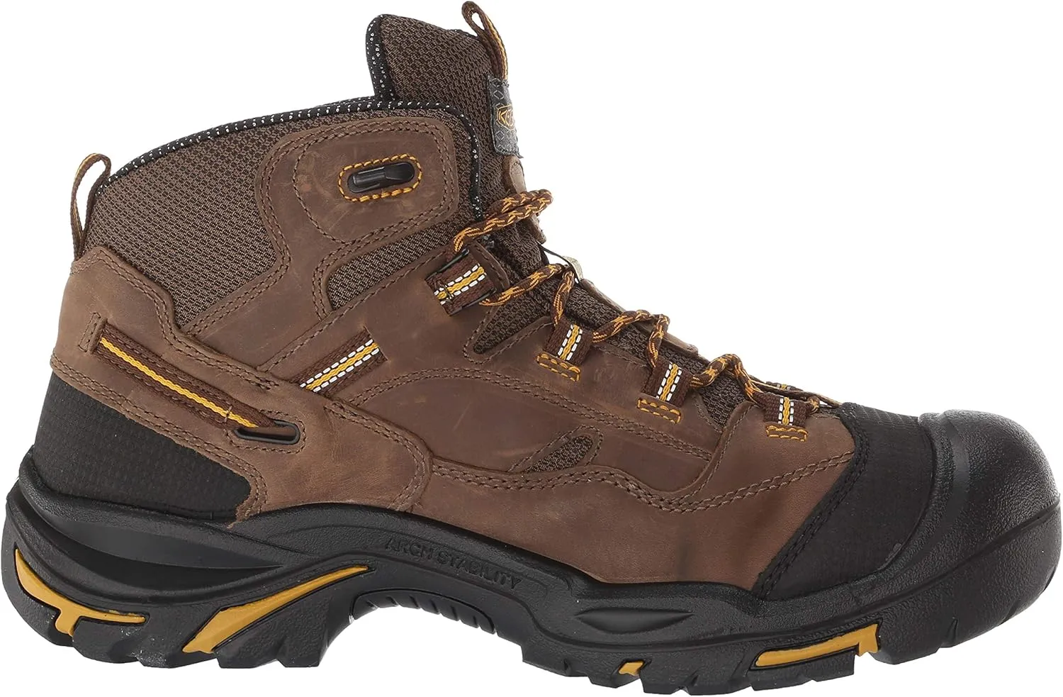 KEEN Utility Men's Braddock Mid Height Steel Toe Waterproof Work Boot