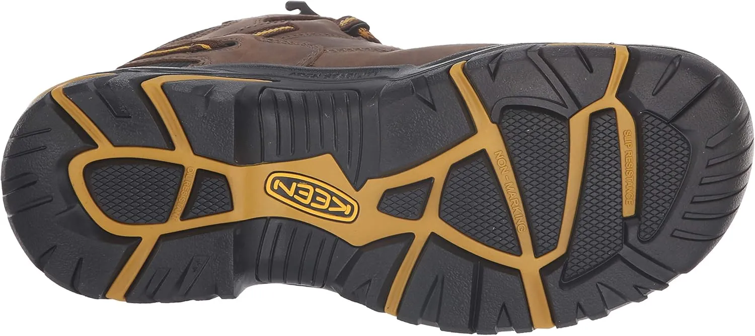 KEEN Utility Men's Braddock Mid Height Steel Toe Waterproof Work Boot