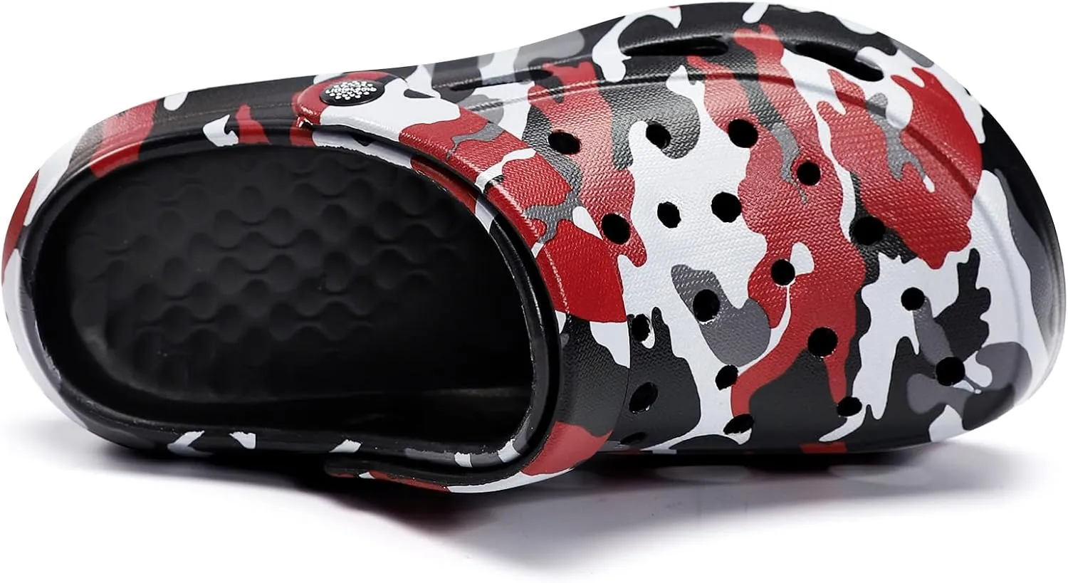 Kids Classic Camo Beach Clogs | Lightweight Water Sandals for Boys - Quick-Dry Non-Slip Light and Durable （Little Kid/Big Kid）