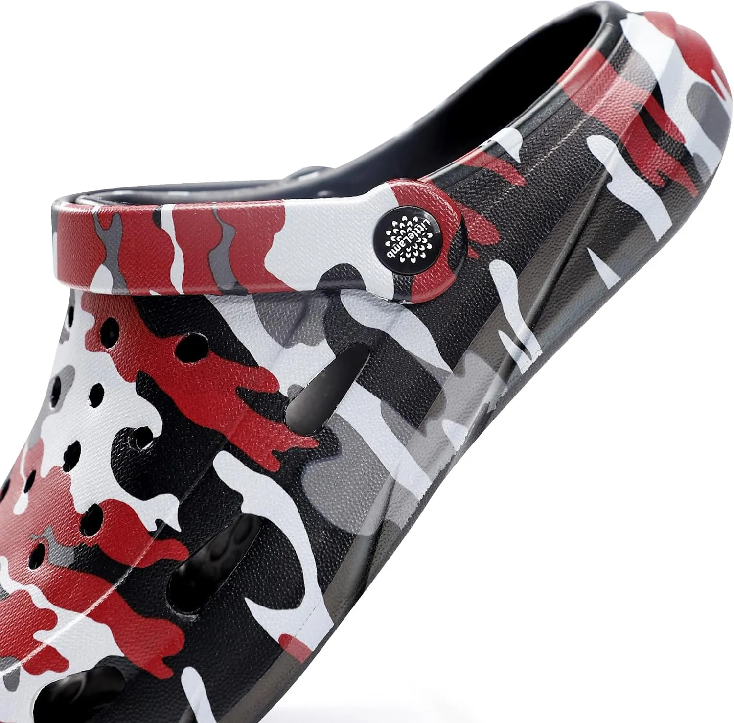 Kids Classic Camo Beach Clogs | Lightweight Water Sandals for Boys - Quick-Dry Non-Slip Light and Durable （Little Kid/Big Kid）