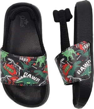 Kids Flip Flops Sandals Toddler Boys Girls Sequin Slides Shower Beach Pool Shoes Slip on Summer Slippers with Back Strap
