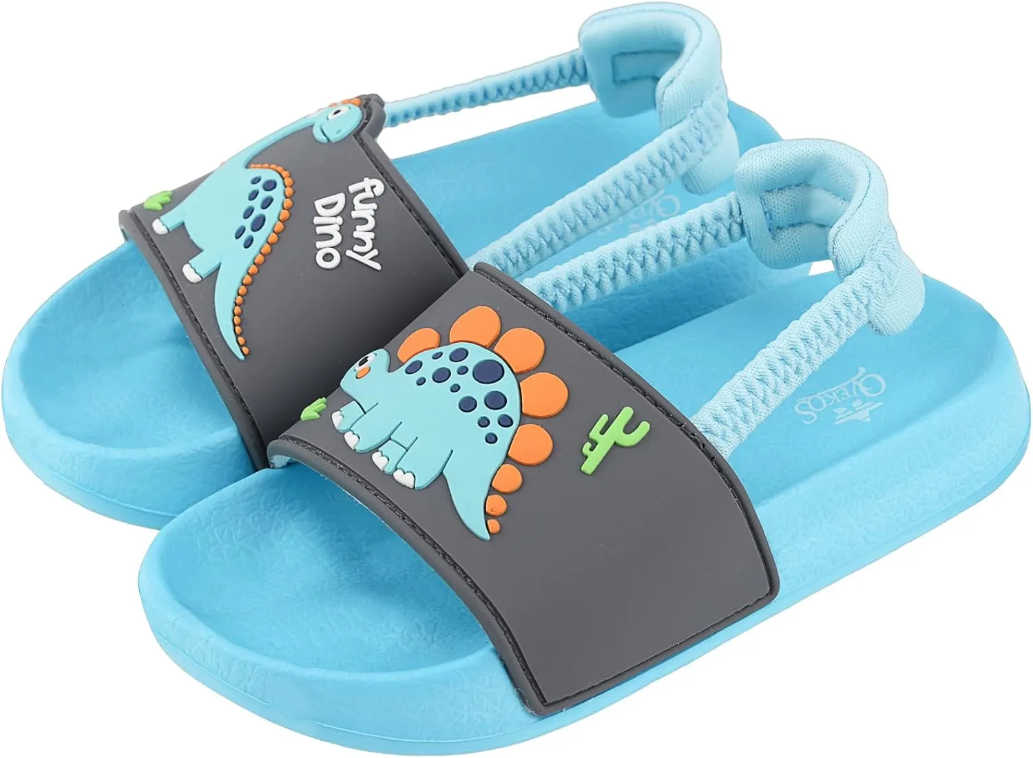 Kids Flip Flops Sandals Toddler Boys Girls Sequin Slides Shower Beach Pool Shoes Slip on Summer Slippers with Back Strap