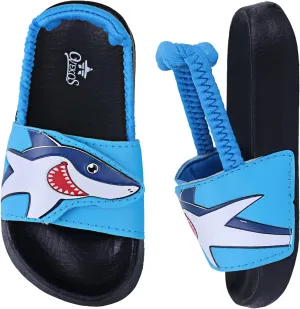 Kids Flip Flops Sandals Toddler Boys Girls Sequin Slides Shower Beach Pool Shoes Slip on Summer Slippers with Back Strap