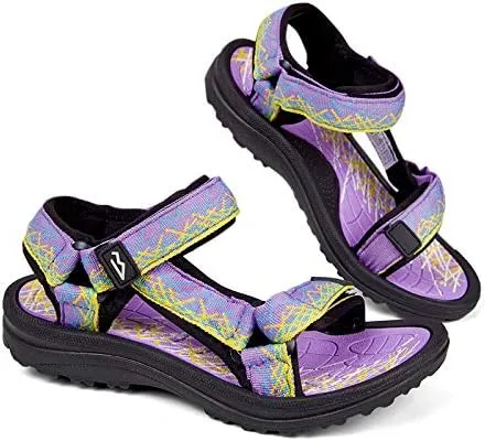 Kids Sandals - Hook & Loop Adjustable Straps Boys & Girls Flat Sandal