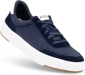 Kizik Shoes: Prague Comfortable Breathable Canvas and Suede Leather Slip On Sneakers, Convenient Hands Free | Casual for Men, Women and Elderly | Stylish Shoes for Everyday - Wide Width