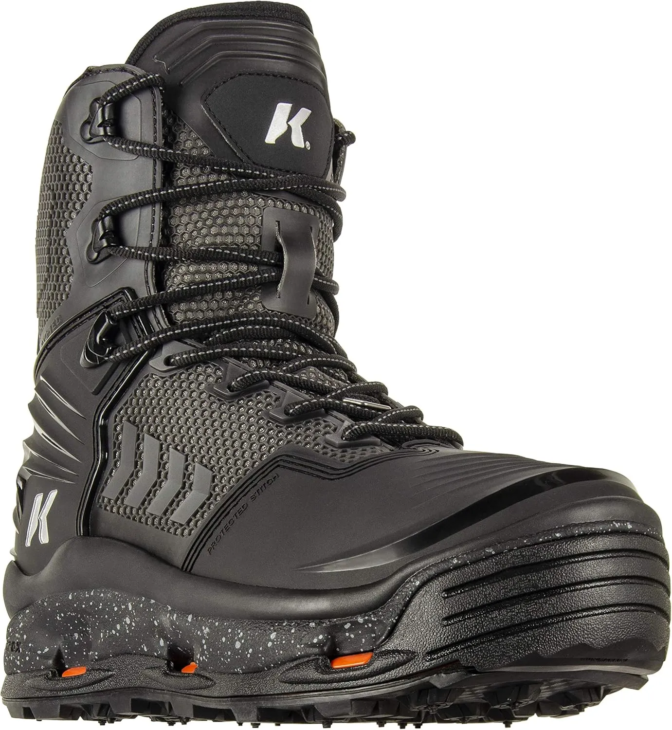 Korkers Men's Felt & Vibram Soles Fishing Boots