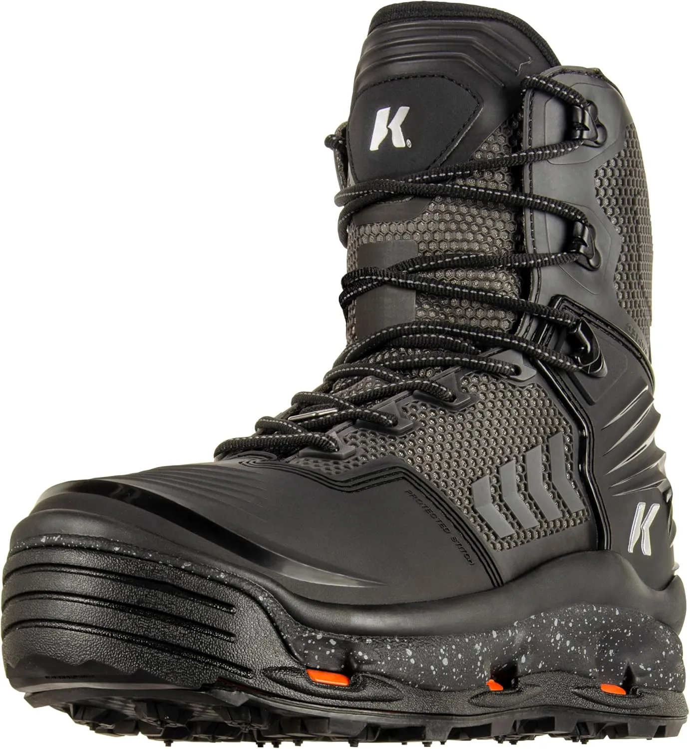 Korkers Men's Felt & Vibram Soles Fishing Boots