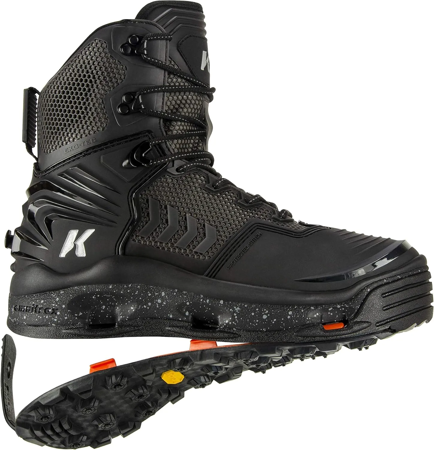 Korkers Men's Studded Vibram Soles Fishing-Wader-Boots