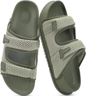 KuaiLu Mens Casual Sandals with Comfortable Orthopedic Arch Support Summer Beach Walking Shoes Cushion Slides Slip on Indoor Outdoor