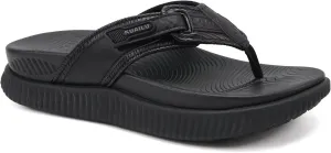 KuaiLu Womens Orthotic Cushion Flip Flops Sport Recovery Walking Sandals for Women with Comfortable Arch Support - Adjustable Flatform Slip On Indoor Outdoor For Summer Casual