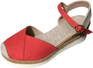 Kubbon Wedge Sandals for Women Comfortable Close Toe Ankle Strap Espadrilles Platform Heel Non Slip Orthopedic Sandals Casual Outdoor Beach Shoes