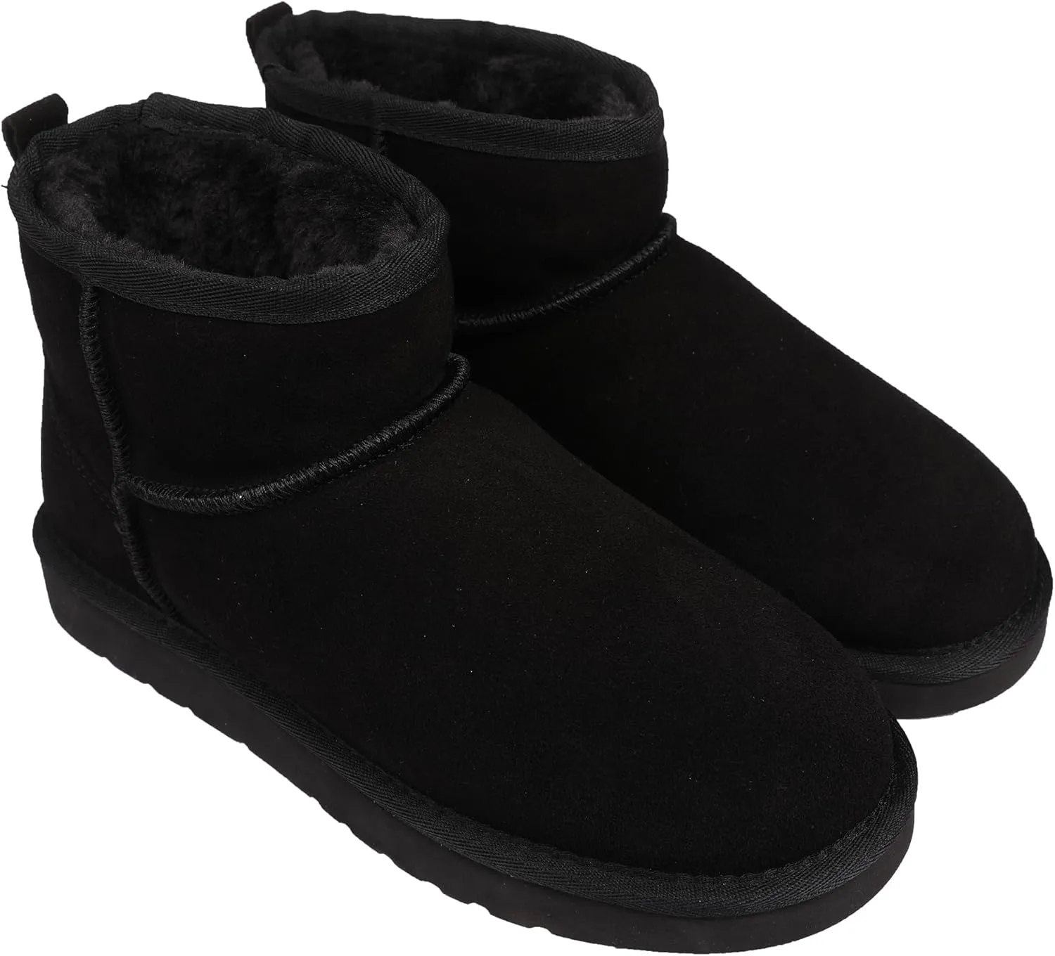 Lamo Kora Short Boots for Women -Chic Water resistant Suede Ankle Boots, Ortholite Foam Footbed with Removable Australian Sheepskin, NeverWet Stain Protection - Winter Footwear