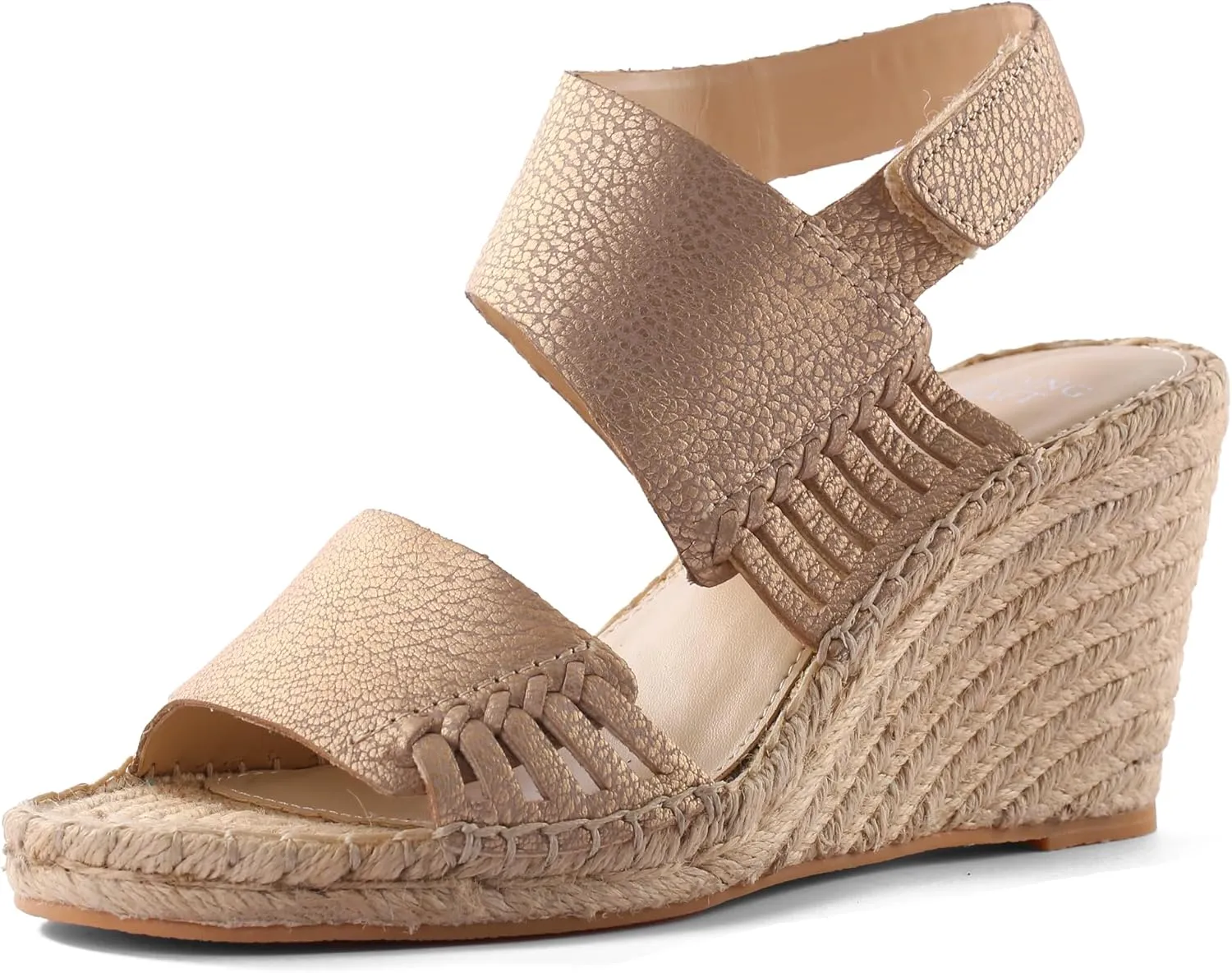 landing craft Platform Wedge Sandals for Women,Magenta Gold Red Black Yellow Espadrille Womens Wedge Sandals Open Toe Ankle Strap High Heel Wedges Summer Dressy Sandals -3.4Inch