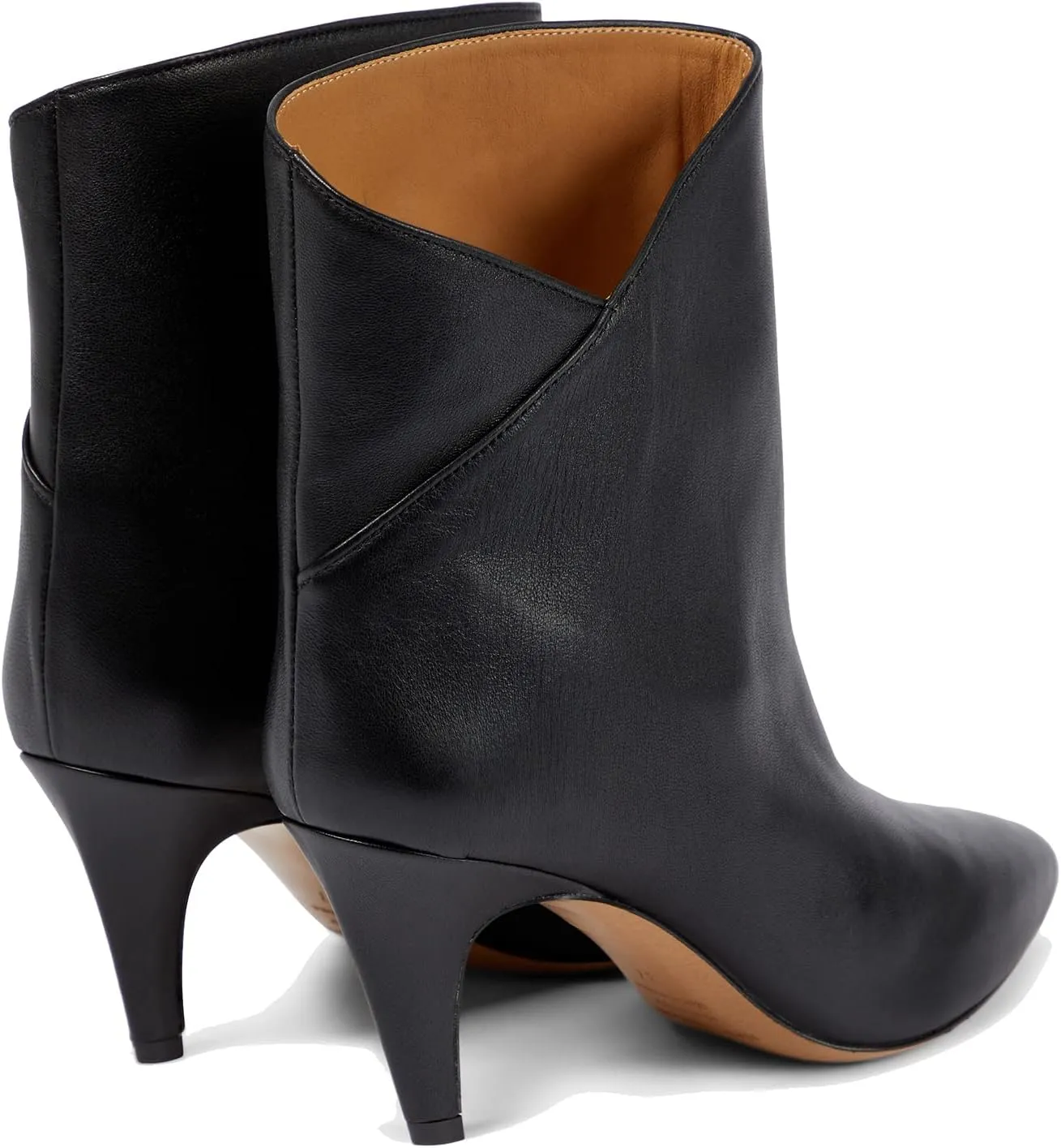 LEHOOR Women Kitten Heel Ankle Boots Wide Calf Pointed Toe Slouchy Western Cowgirl Boots Pull On Low Heel Dress Combat Booties Low Cut Ladies Dressy Casual Comfortable Winter Fall Shoes 4-11 M US