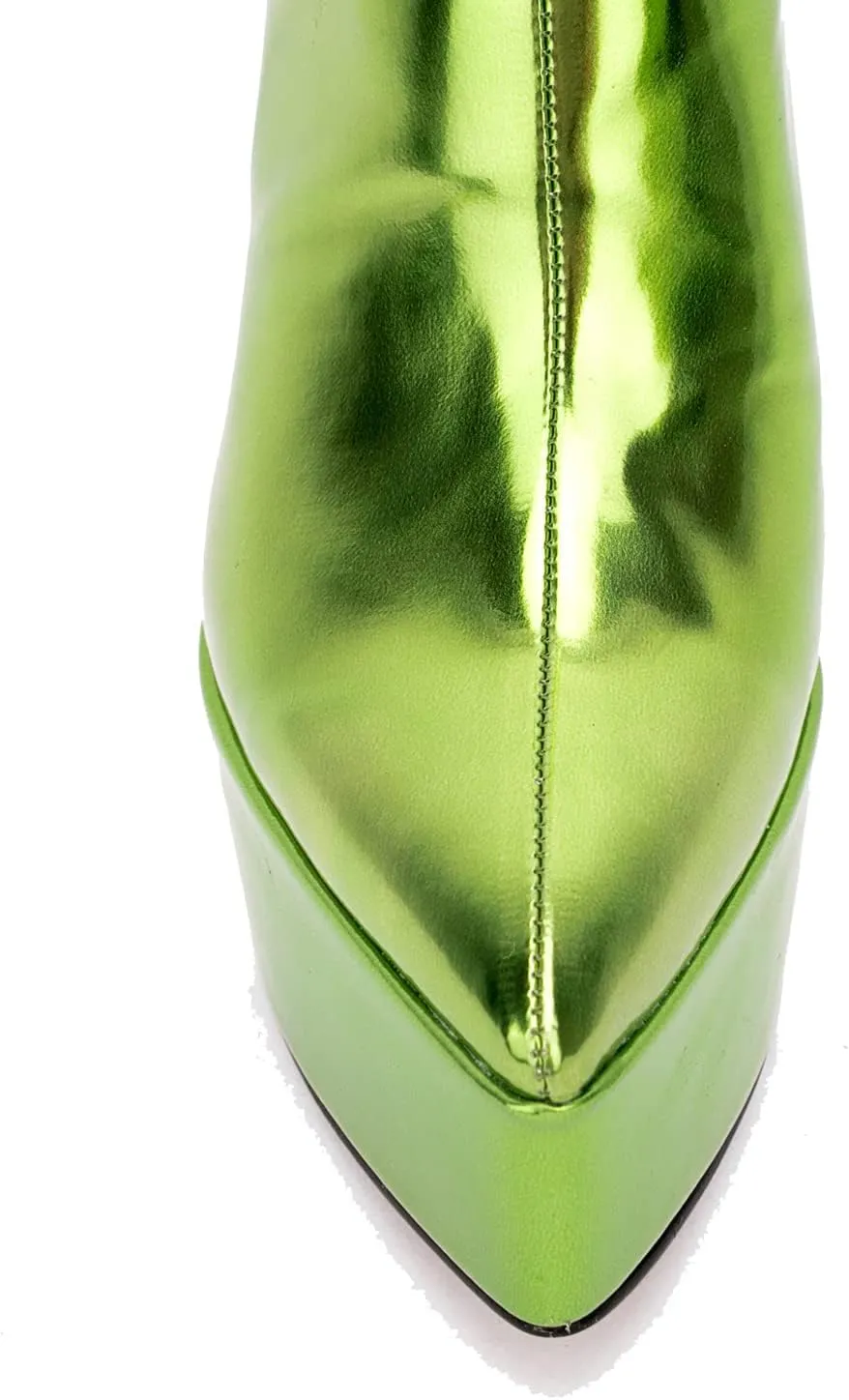 LEHOOR Women Platform Ankle Boots High Heels Pointed Closed Toe Zip Up Crocodile Boots 6 Inch Stiletto Heels Snakeskin Chelsea Booties Zipper Patent Leather Combat Boots Dressy Sexy Elegant 4-11 M US