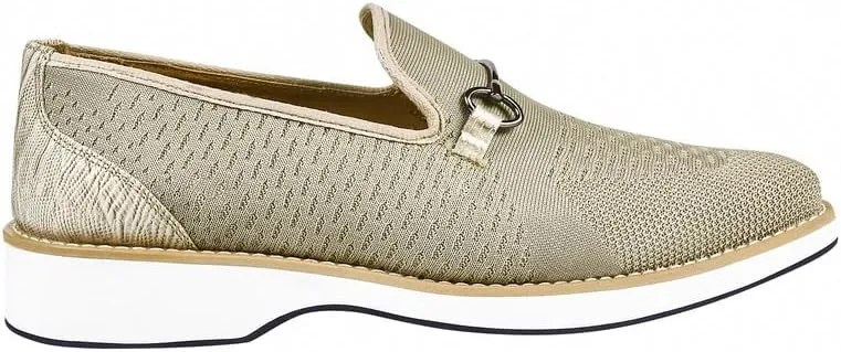 LIBERTYZENO Mens Canvas Textile & Suede Leather Adults Noble Penny Loafers Slip On Prom & Wedding Party Shoes for Prom Graduation