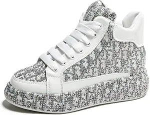 Lightweight Breathable Basketball Shoes,Men's High-Top Athletic Sneakers, with Ankle Support and Cushioned Sole for Running, Training, and Street Style