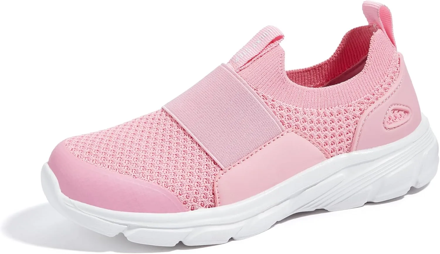 LUCKY STEP Little Kids Sneakers Breathable Mesh Walking Shoes Slip On Lightweight Athletic Trainers for Boys Girls