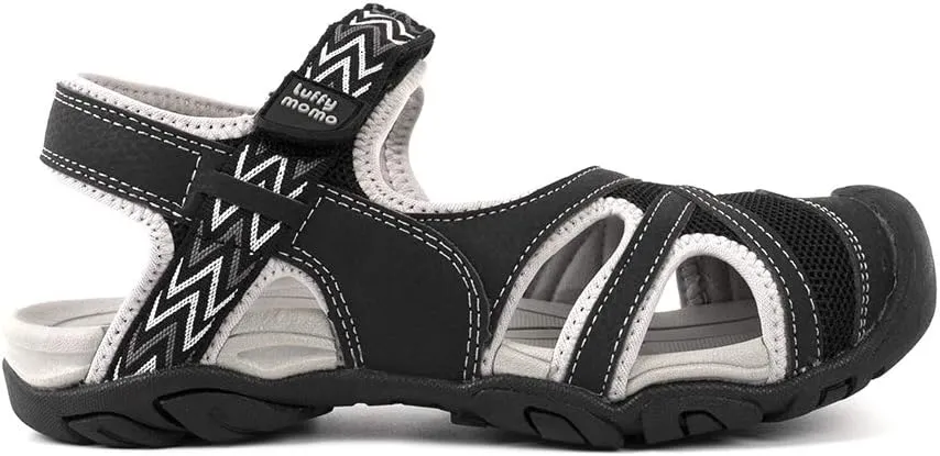 Luffymomo Womens Hiking Outdoor Sandals Sport Athtletic Beach Sandals with Closed Toe