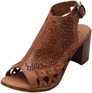 Macarena Collection Women's Flatform Wedge Casual Sandal Huarache Colorful Leather Mexican Style Color MultiColors 516