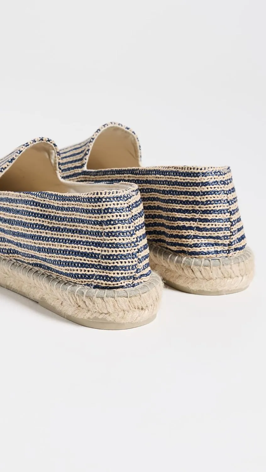 Manebi Men's Raffia Stripe Classic Espadrilles