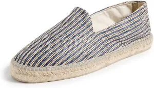 Manebi Men's Raffia Stripe Classic Espadrilles