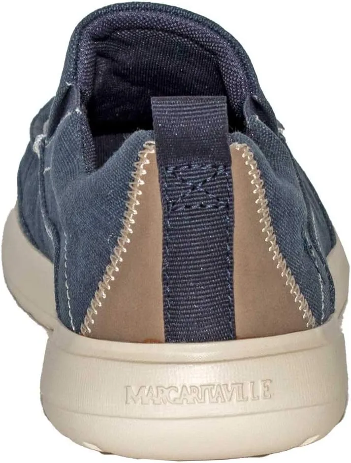 Margaritaville Men's Cushioned Insole Double Gore Stretch Casual Slip on Boat Shoe