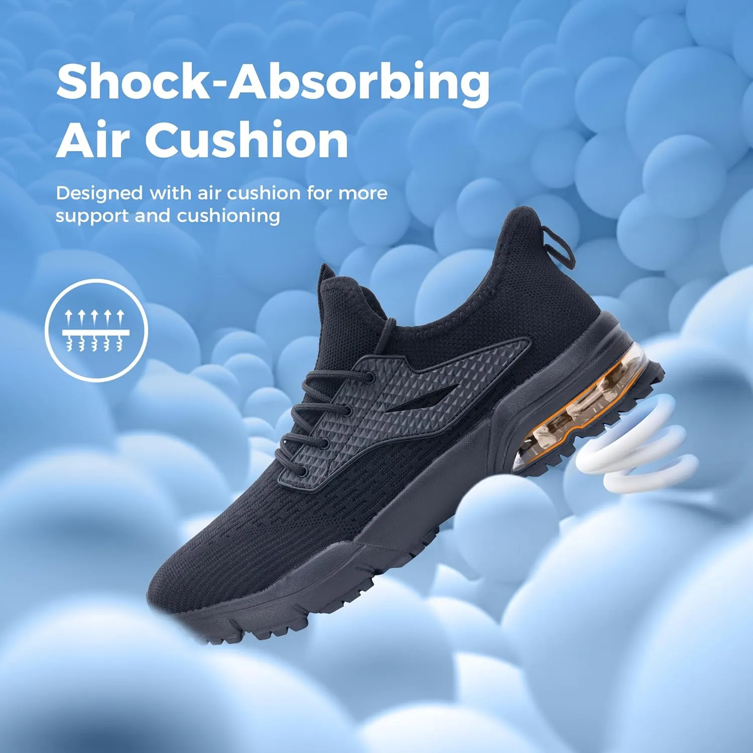 Mens Air Running Shoes Athletic Non Slip Walking Jogging Tennis Sneakers(US 7-12.5 D(M))