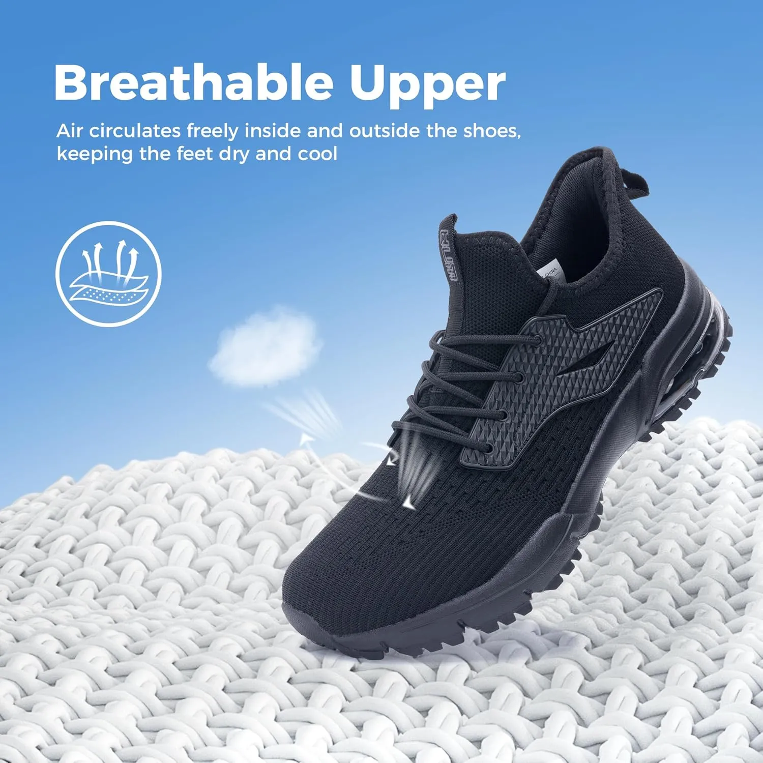 Mens Air Running Shoes Athletic Non Slip Walking Jogging Tennis Sneakers(US 7-12.5 D(M))