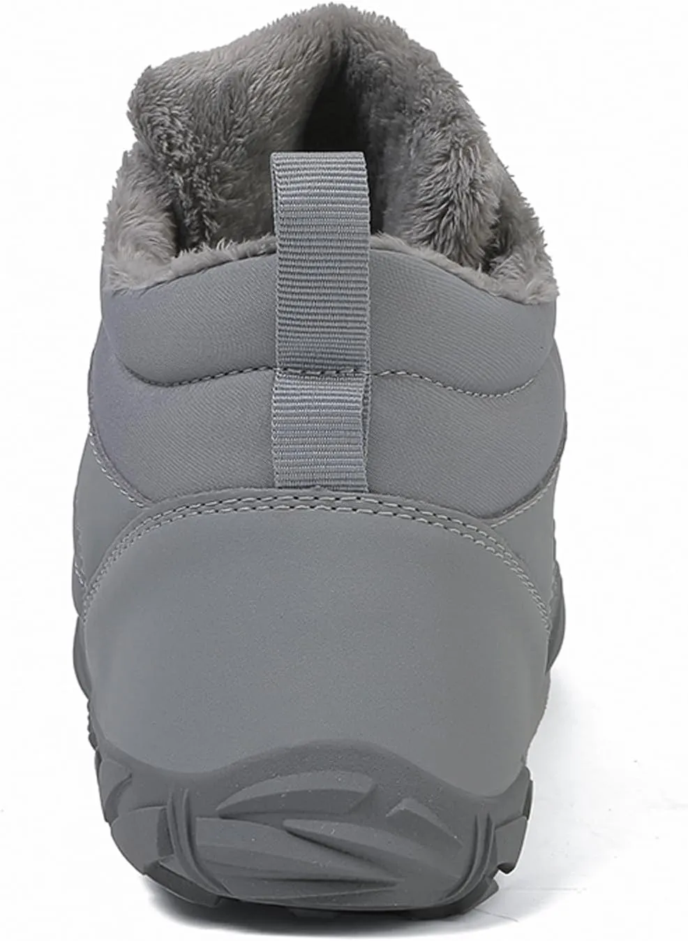 Men's and Women's Barefoot Hiking Boots | Zero Drop Winter Snow Boots with Wide Toe Box | Slip-On Waterproof Ankle Booties | Minimalist Five-Finger Sneakers for Outdoor Hiking and Walking